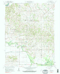 Union Indiana Historical topographic map, 1:24000 scale, 7.5 X 7.5 Minute, Year 1961