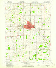 Union City Indiana Historical topographic map, 1:24000 scale, 7.5 X 7.5 Minute, Year 1960