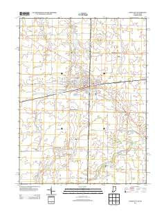Union City Indiana Historical topographic map, 1:24000 scale, 7.5 X 7.5 Minute, Year 2013
