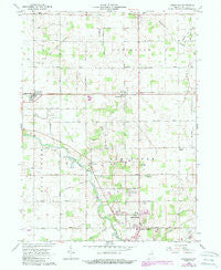Uniondale Indiana Historical topographic map, 1:24000 scale, 7.5 X 7.5 Minute, Year 1962