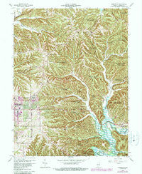 Unionville Indiana Historical topographic map, 1:24000 scale, 7.5 X 7.5 Minute, Year 1966