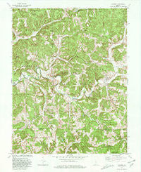 Valeene Indiana Historical topographic map, 1:24000 scale, 7.5 X 7.5 Minute, Year 1979