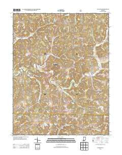 Valeene Indiana Historical topographic map, 1:24000 scale, 7.5 X 7.5 Minute, Year 2013