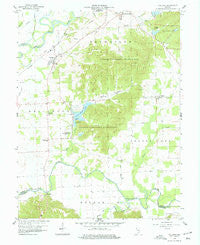 Vallonia Indiana Historical topographic map, 1:24000 scale, 7.5 X 7.5 Minute, Year 1959