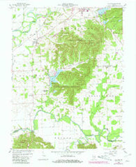 Vallonia Indiana Historical topographic map, 1:24000 scale, 7.5 X 7.5 Minute, Year 1959