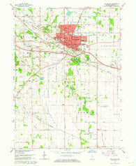Valparaiso Indiana Historical topographic map, 1:24000 scale, 7.5 X 7.5 Minute, Year 1962