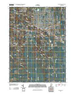 Valparaiso Indiana Historical topographic map, 1:24000 scale, 7.5 X 7.5 Minute, Year 2010
