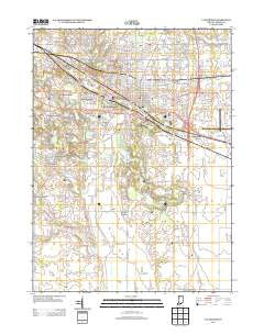 Valparaiso Indiana Historical topographic map, 1:24000 scale, 7.5 X 7.5 Minute, Year 2013