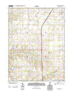 Van Buren Indiana Historical topographic map, 1:24000 scale, 7.5 X 7.5 Minute, Year 2013