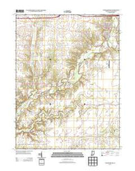 Veedersburg Indiana Historical topographic map, 1:24000 scale, 7.5 X 7.5 Minute, Year 2013