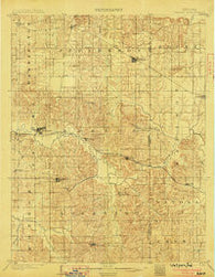 Velpen Indiana Historical topographic map, 1:62500 scale, 15 X 15 Minute, Year 1903