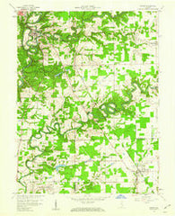 Vernon Indiana Historical topographic map, 1:24000 scale, 7.5 X 7.5 Minute, Year 1959