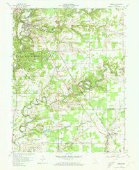 Vernon Indiana Historical topographic map, 1:24000 scale, 7.5 X 7.5 Minute, Year 1959