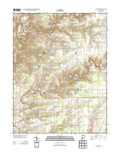Vernon Indiana Historical topographic map, 1:24000 scale, 7.5 X 7.5 Minute, Year 2013