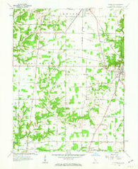 Versailles Indiana Historical topographic map, 1:24000 scale, 7.5 X 7.5 Minute, Year 1961