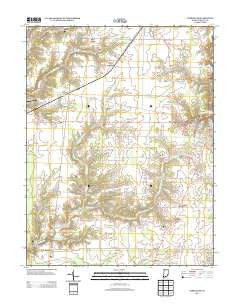 Versailles Indiana Historical topographic map, 1:24000 scale, 7.5 X 7.5 Minute, Year 2013