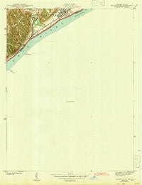 Vevay South Indiana Historical topographic map, 1:24000 scale, 7.5 X 7.5 Minute, Year 1943