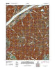 Vevay South Indiana Historical topographic map, 1:24000 scale, 7.5 X 7.5 Minute, Year 2010