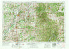 Vincennes Indiana Historical topographic map, 1:250000 scale, 1 X 2 Degree, Year 1956