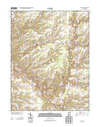 Volga Indiana Historical topographic map, 1:24000 scale, 7.5 X 7.5 Minute, Year 2013