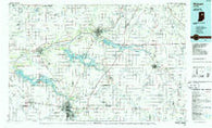 Wabash Indiana Historical topographic map, 1:100000 scale, 30 X 60 Minute, Year 1986