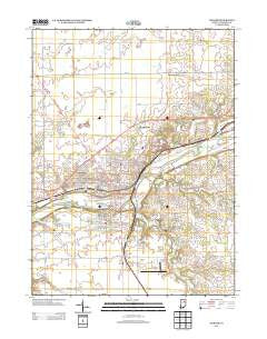 Wabash Indiana Historical topographic map, 1:24000 scale, 7.5 X 7.5 Minute, Year 2013