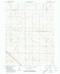 Wadena Indiana Historical topographic map, 1:24000 scale, 7.5 X 7.5 Minute, Year 1962