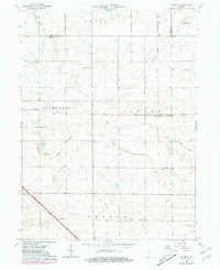 Wadena Indiana Historical topographic map, 1:24000 scale, 7.5 X 7.5 Minute, Year 1962