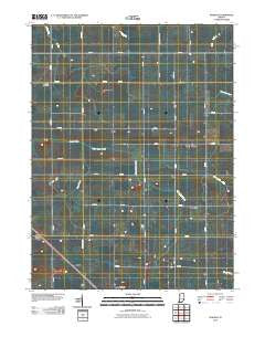 Wadena Indiana Historical topographic map, 1:24000 scale, 7.5 X 7.5 Minute, Year 2010