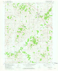 Wadesville Indiana Historical topographic map, 1:24000 scale, 7.5 X 7.5 Minute, Year 1981