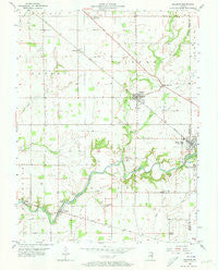 Waldron Indiana Historical topographic map, 1:24000 scale, 7.5 X 7.5 Minute, Year 1956