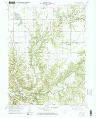 Wallace Indiana Historical topographic map, 1:24000 scale, 7.5 X 7.5 Minute, Year 1961