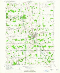 Warren Indiana Historical topographic map, 1:24000 scale, 7.5 X 7.5 Minute, Year 1950