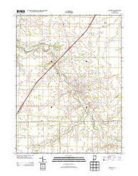 Warren Indiana Historical topographic map, 1:24000 scale, 7.5 X 7.5 Minute, Year 2013