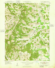 Waymansville Indiana Historical topographic map, 1:24000 scale, 7.5 X 7.5 Minute, Year 1948