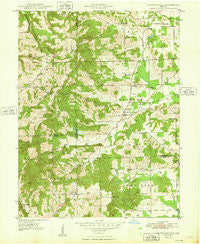 Waymansville Indiana Historical topographic map, 1:24000 scale, 7.5 X 7.5 Minute, Year 1948