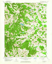 Waymansville Indiana Historical topographic map, 1:24000 scale, 7.5 X 7.5 Minute, Year 1962