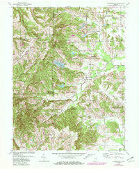 Waymansville Indiana Historical topographic map, 1:24000 scale, 7.5 X 7.5 Minute, Year 1962