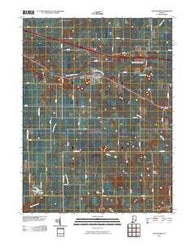 Waynetown Indiana Historical topographic map, 1:24000 scale, 7.5 X 7.5 Minute, Year 2010
