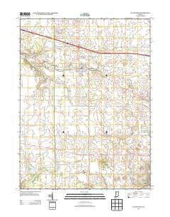 Waynetown Indiana Historical topographic map, 1:24000 scale, 7.5 X 7.5 Minute, Year 2013