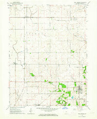 West Lebanon Indiana Historical topographic map, 1:24000 scale, 7.5 X 7.5 Minute, Year 1961