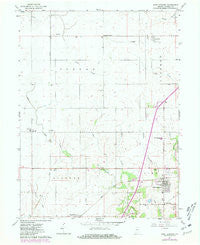 West Lebanon Indiana Historical topographic map, 1:24000 scale, 7.5 X 7.5 Minute, Year 1961