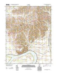 West Franklin Indiana Historical topographic map, 1:24000 scale, 7.5 X 7.5 Minute, Year 2013