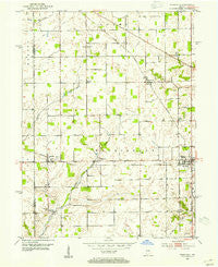 Westfield Indiana Historical topographic map, 1:24000 scale, 7.5 X 7.5 Minute, Year 1953