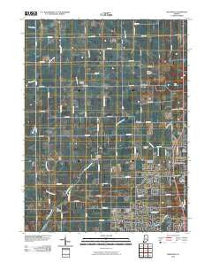 Westfield Indiana Historical topographic map, 1:24000 scale, 7.5 X 7.5 Minute, Year 2010