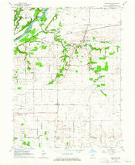 Westpoint Indiana Historical topographic map, 1:24000 scale, 7.5 X 7.5 Minute, Year 1962