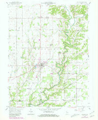 Westport Indiana Historical topographic map, 1:24000 scale, 7.5 X 7.5 Minute, Year 1958