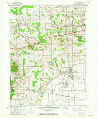 Westville Indiana Historical topographic map, 1:24000 scale, 7.5 X 7.5 Minute, Year 1962