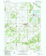 Wheatfield Indiana Historical topographic map, 1:24000 scale, 7.5 X 7.5 Minute, Year 1992