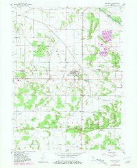 Wheatfield Indiana Historical topographic map, 1:24000 scale, 7.5 X 7.5 Minute, Year 1957